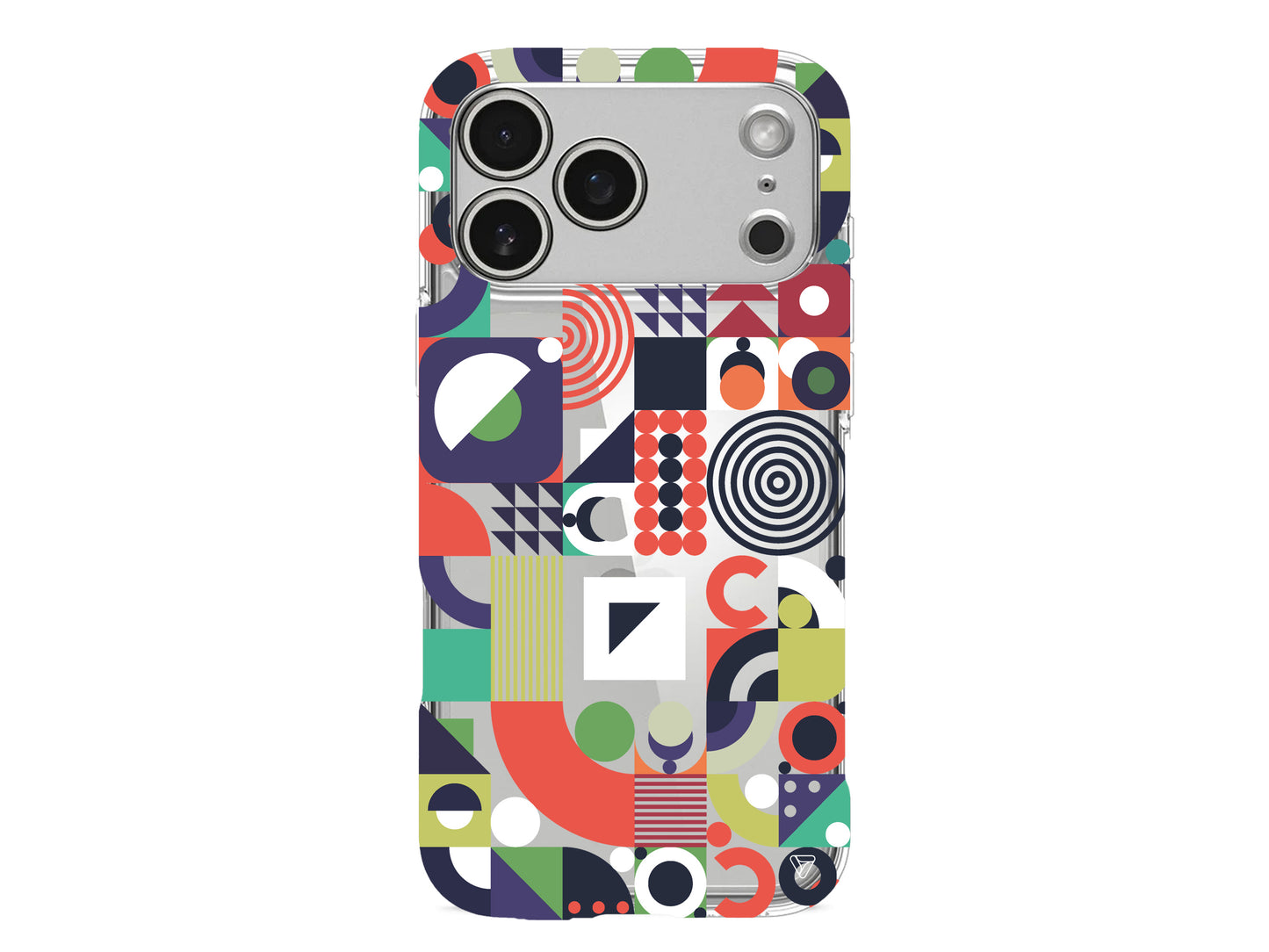 Abstract Desen 7 Lansman Model İçi Kadife Silikon Telefon Kılıfı