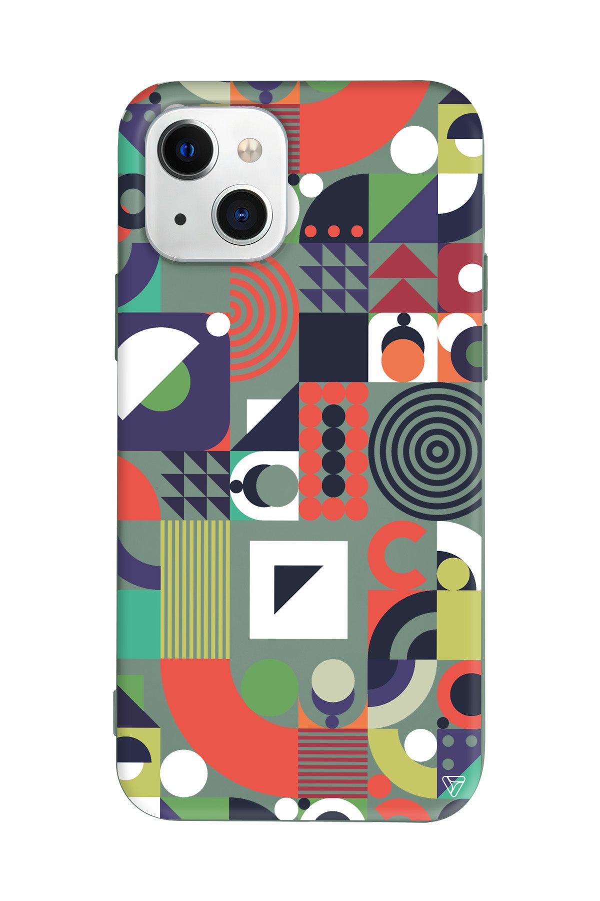 Abstract Desen 7 Lansman Model İçi Kadife Silikon Telefon Kılıfı – Plus Serisine Özel