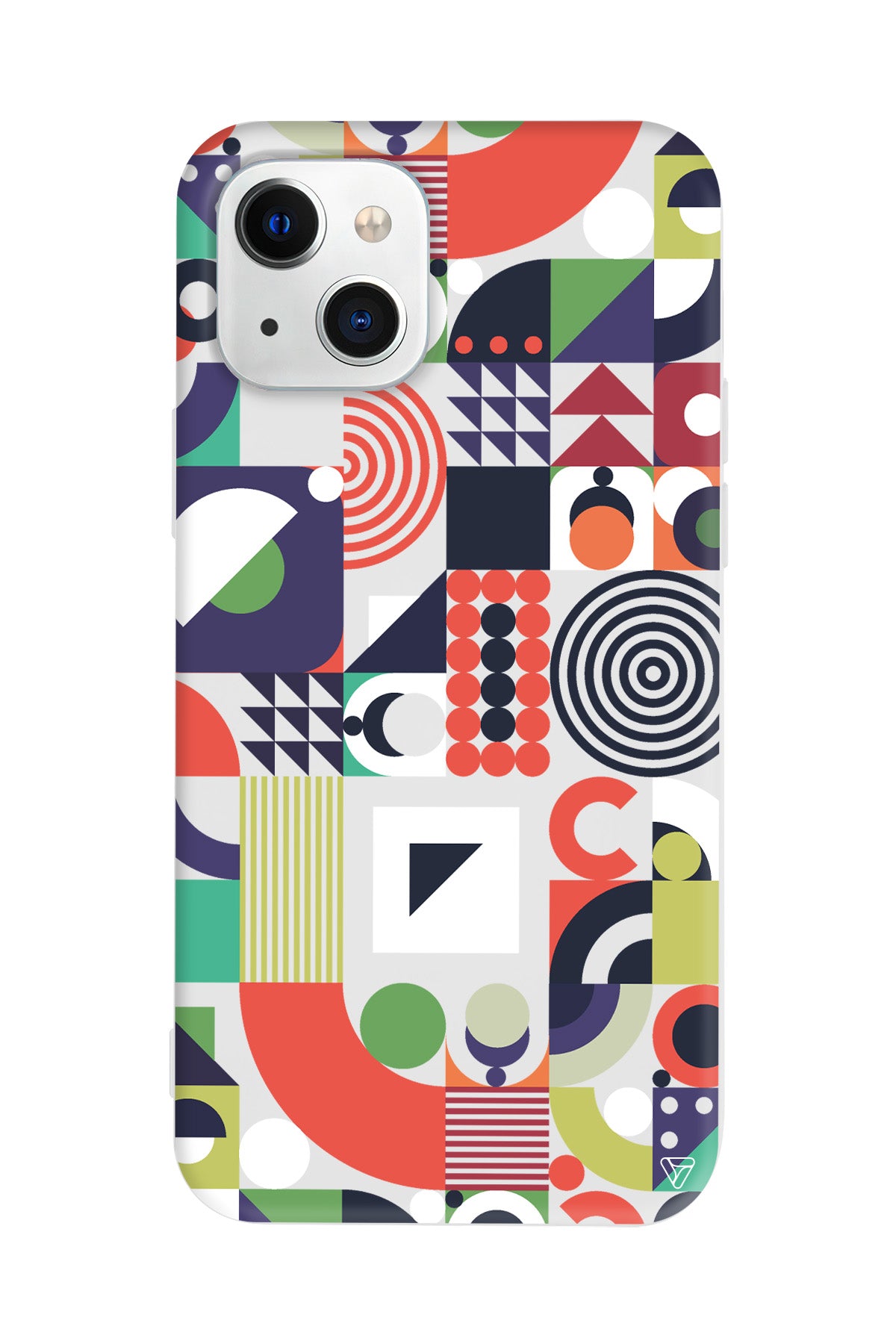 Abstract Desen 7 Lansman Model İçi Kadife Silikon Telefon Kılıfı – Plus Serisine Özel