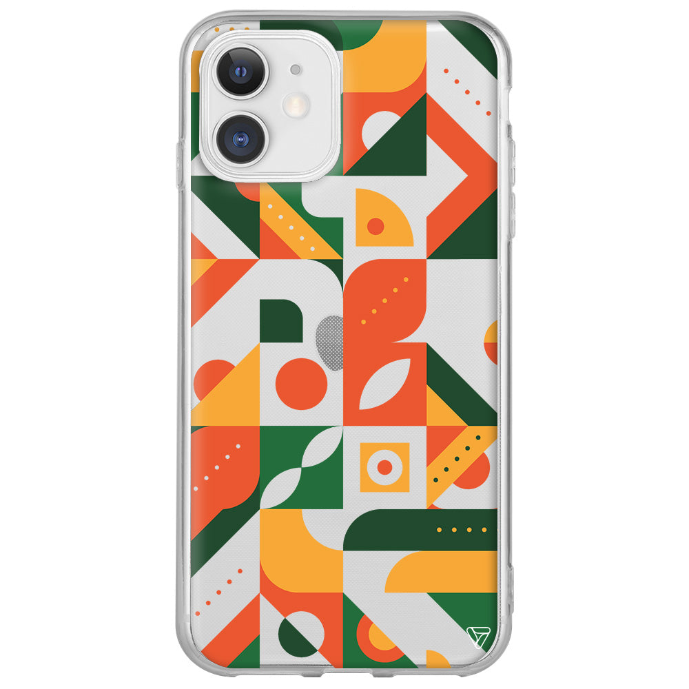 Abstract Desen 8 Lansman Model İçi Kadife Silikon Telefon Kılıfı