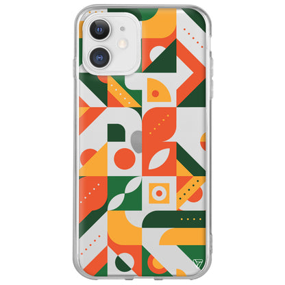 Abstract Desen 8 Lansman Model İçi Kadife Silikon Telefon Kılıfı