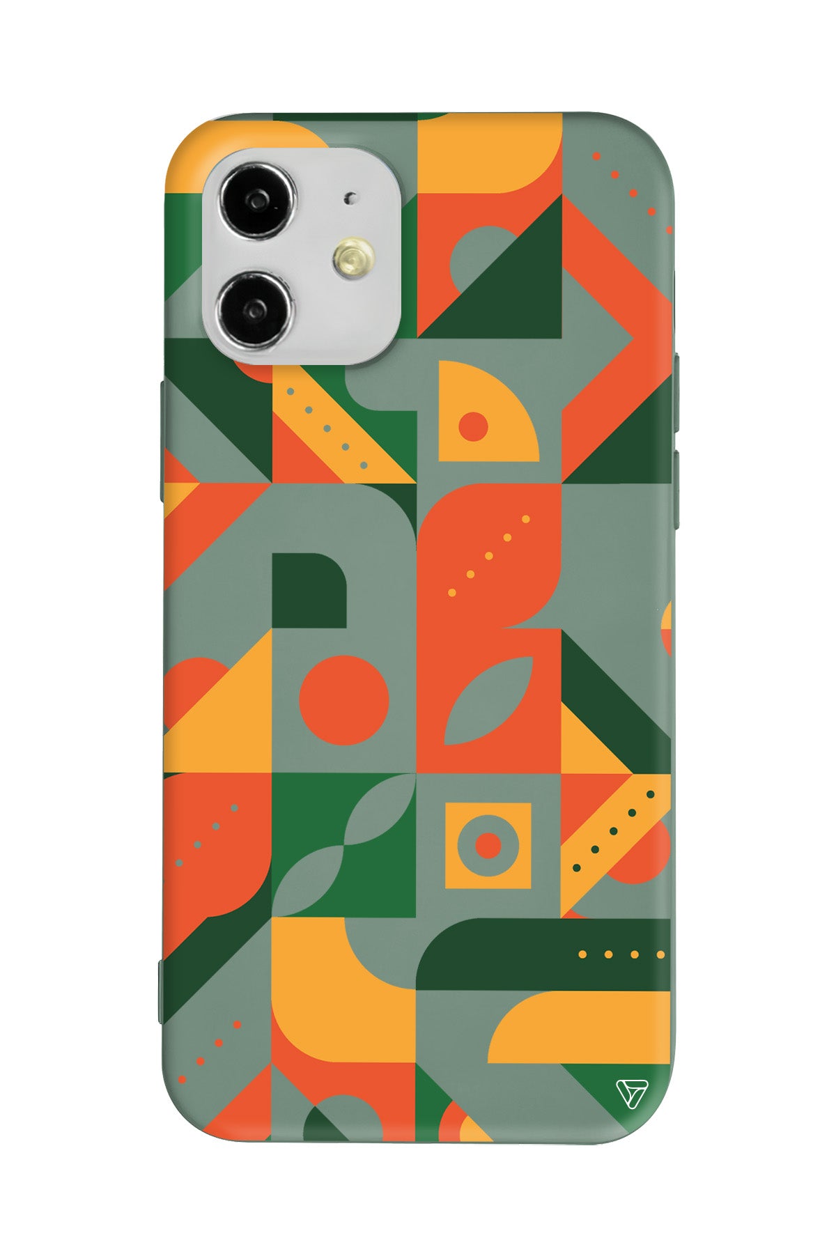 Abstract Desen 8 Lansman Model İçi Kadife Silikon Telefon Kılıfı