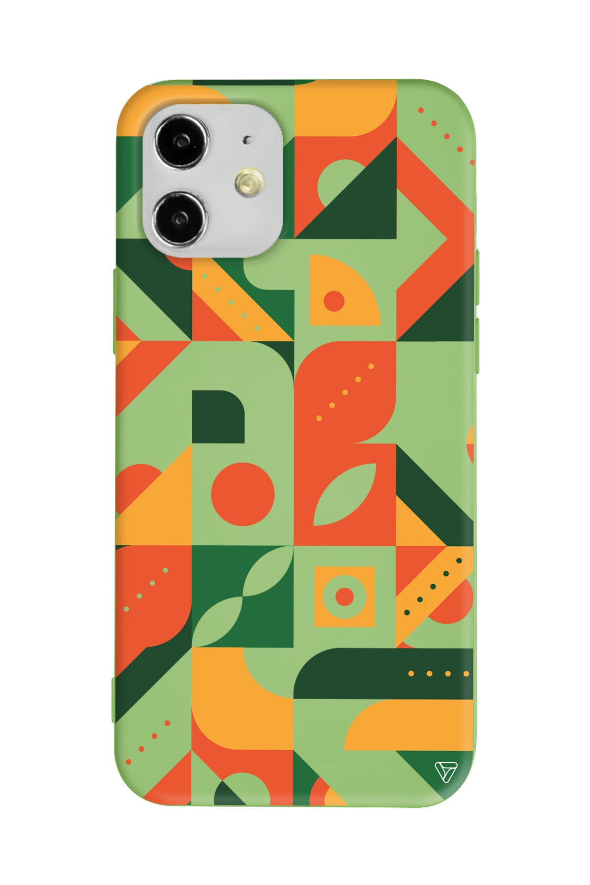 Abstract Desen 8 Lansman Model İçi Kadife Silikon Telefon Kılıfı