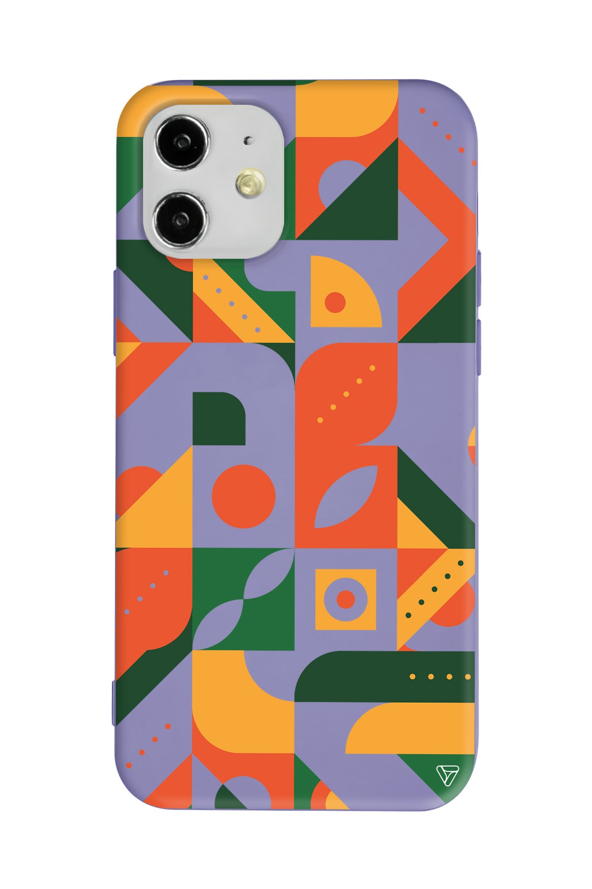 Abstract Desen 8 Lansman Model İçi Kadife Silikon Telefon Kılıfı