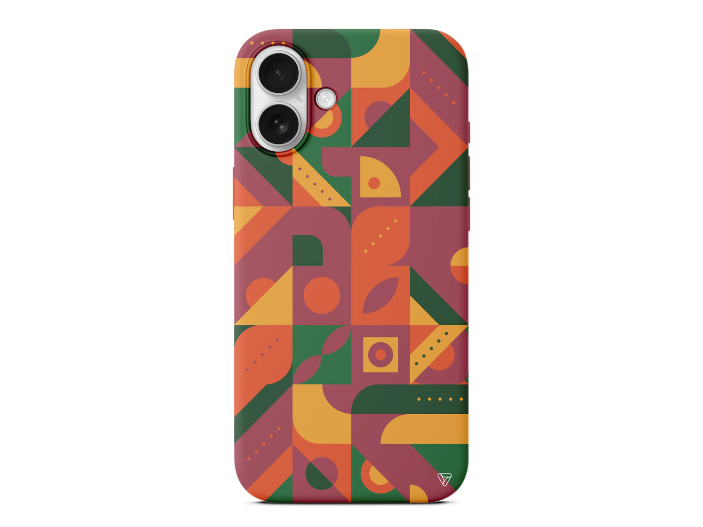 Abstract Desen 8 Lansman Model İçi Kadife Silikon Telefon Kılıfı