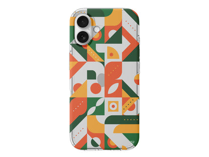 Abstract Desen 8 Lansman Model İçi Kadife Silikon Telefon Kılıfı