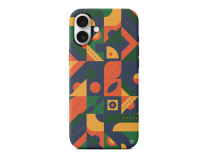 Abstract Desen 8 Lansman Model İçi Kadife Silikon Telefon Kılıfı – Plus Serisine Özel