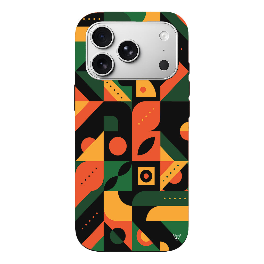 Abstract Desen 8 Lansman Model İçi Kadife Silikon Telefon Kılıfı