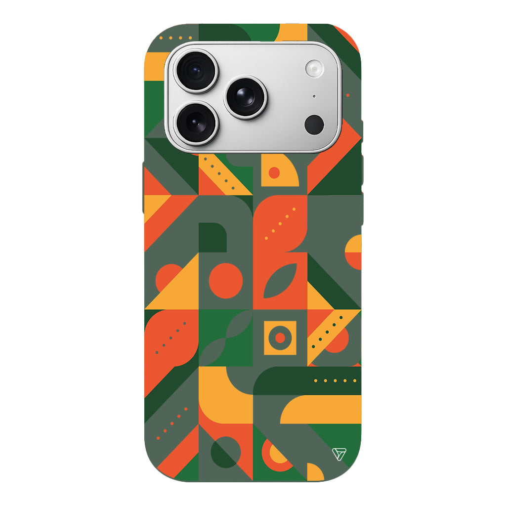 Abstract Desen 8 Lansman Model İçi Kadife Silikon Telefon Kılıfı