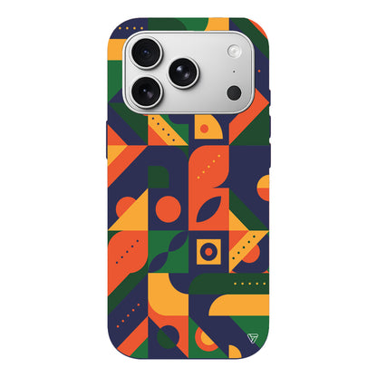 Abstract Desen 8 Lansman Model İçi Kadife Silikon Telefon Kılıfı