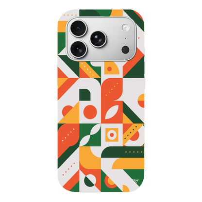 Abstract Desen 8 Lansman Model İçi Kadife Silikon Telefon Kılıfı