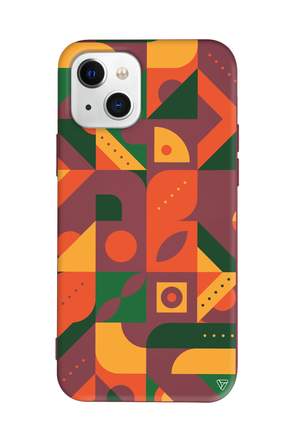 Abstract Desen 8 Lansman Model İçi Kadife Silikon Telefon Kılıfı – Plus Serisine Özel