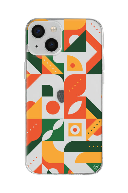 Abstract Desen 8 Lansman Model İçi Kadife Silikon Telefon Kılıfı