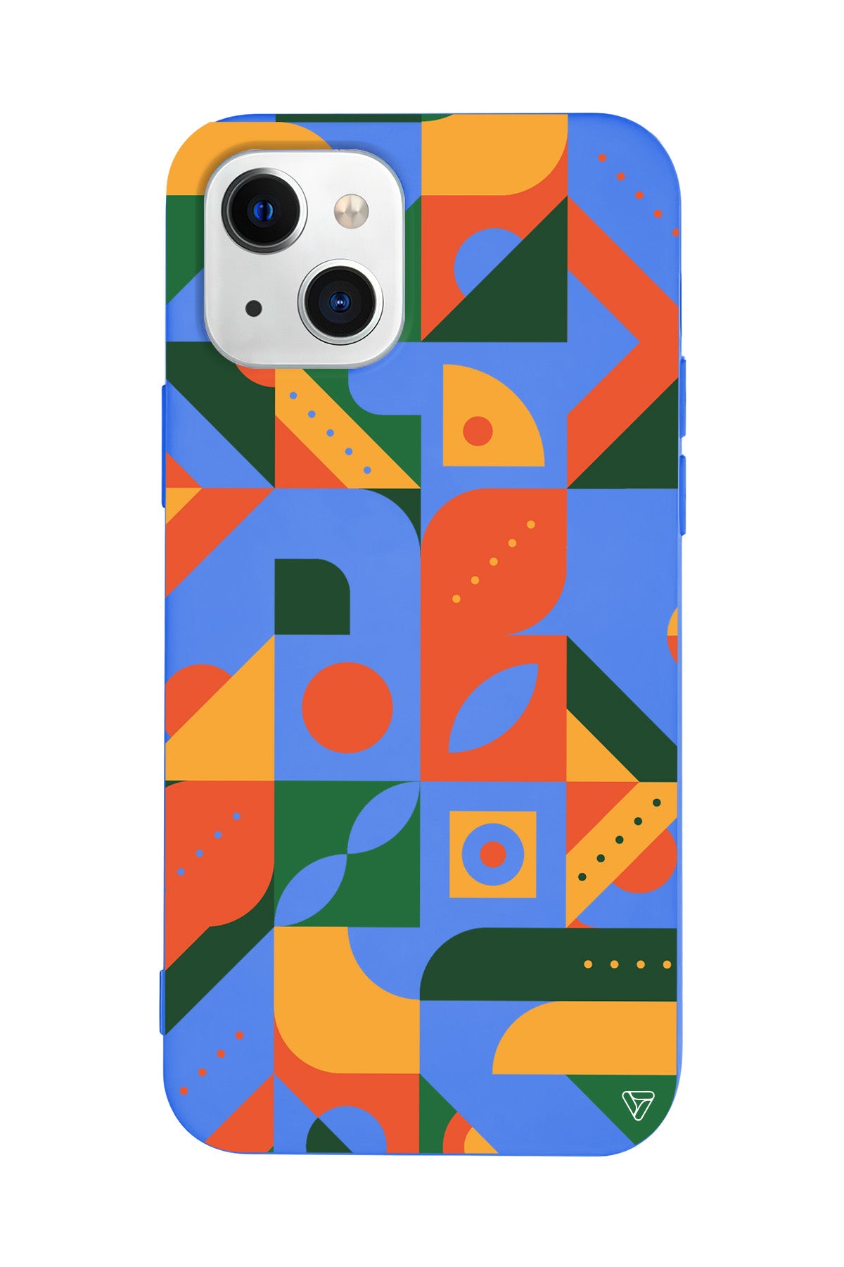 Abstract Desen 8 Lansman Model İçi Kadife Silikon Telefon Kılıfı