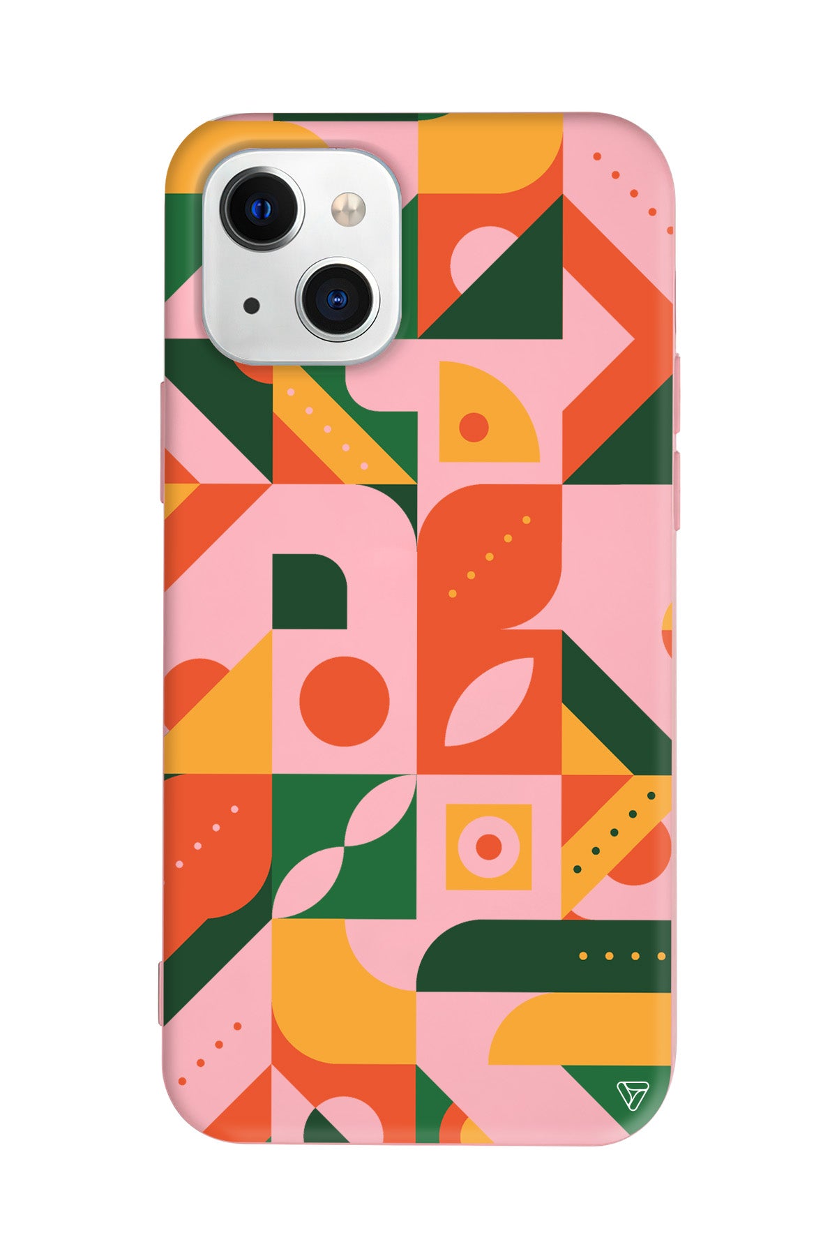 Abstract Desen 8 Lansman Model İçi Kadife Silikon Telefon Kılıfı