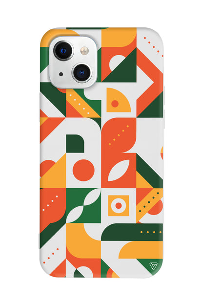 Abstract Desen 8 Lansman Model İçi Kadife Silikon Telefon Kılıfı – Plus Serisine Özel