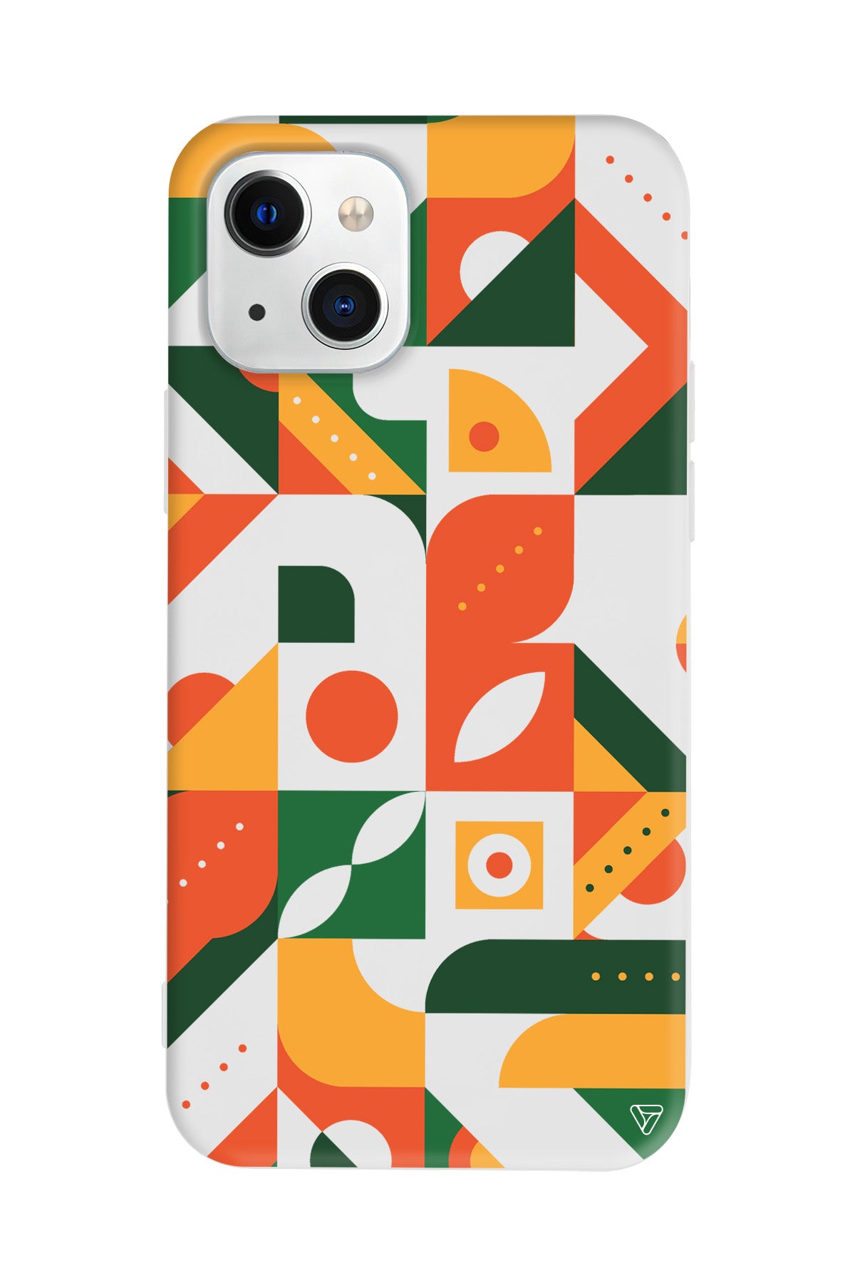 Abstract Desen 8 Lansman Model İçi Kadife Silikon Telefon Kılıfı