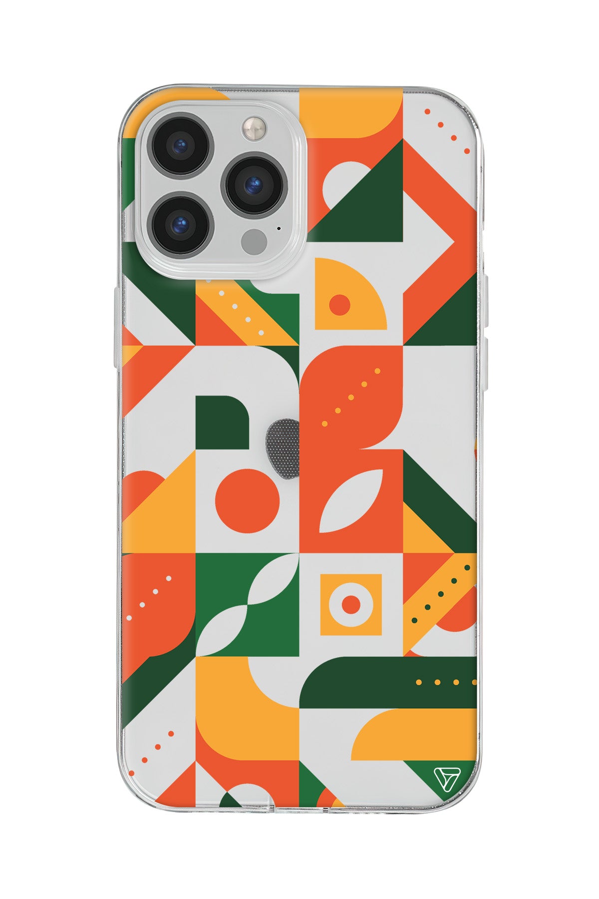 Abstract Desen 8 Lansman Model İçi Kadife Silikon Telefon Kılıfı