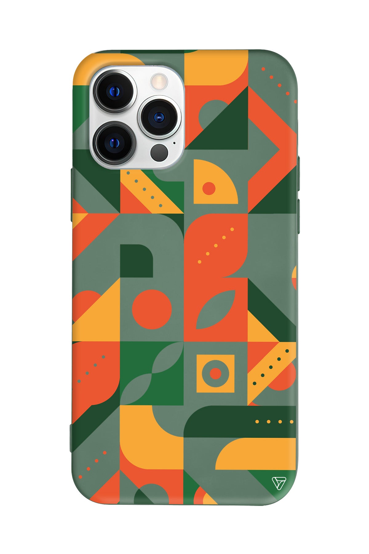 Abstract Desen 8 Lansman Model İçi Kadife Silikon Telefon Kılıfı