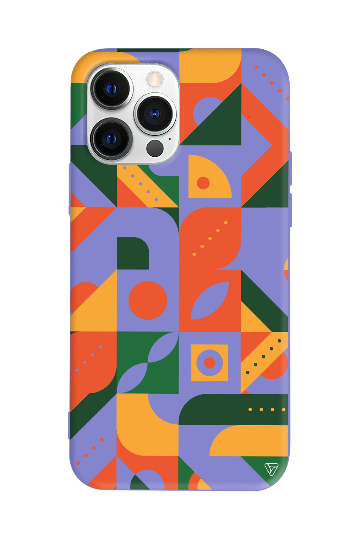 Abstract Desen 8 Lansman Model İçi Kadife Silikon Telefon Kılıfı