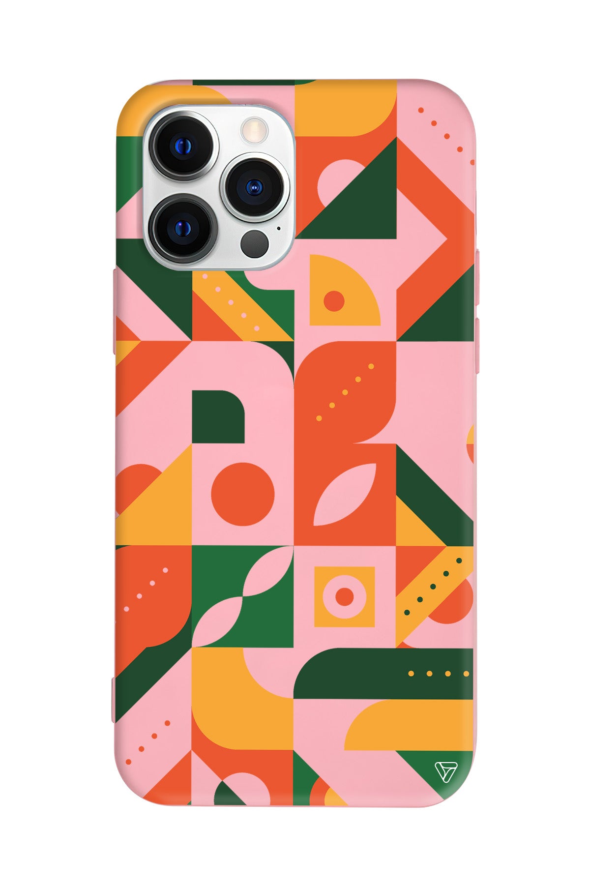 Abstract Desen 8 Lansman Model İçi Kadife Silikon Telefon Kılıfı