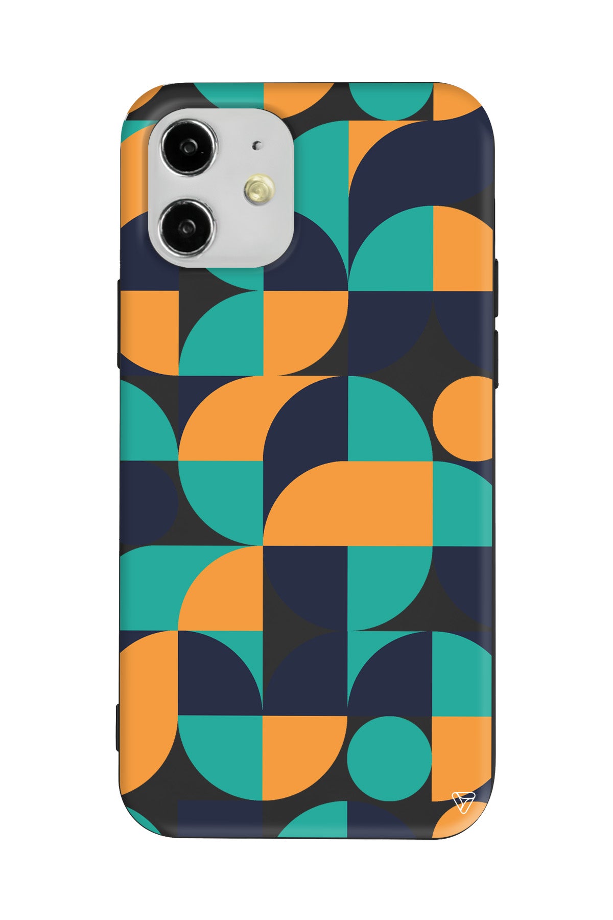 Abstract Desen 9 Lansman Model İçi Kadife Silikon Telefon Kılıfı