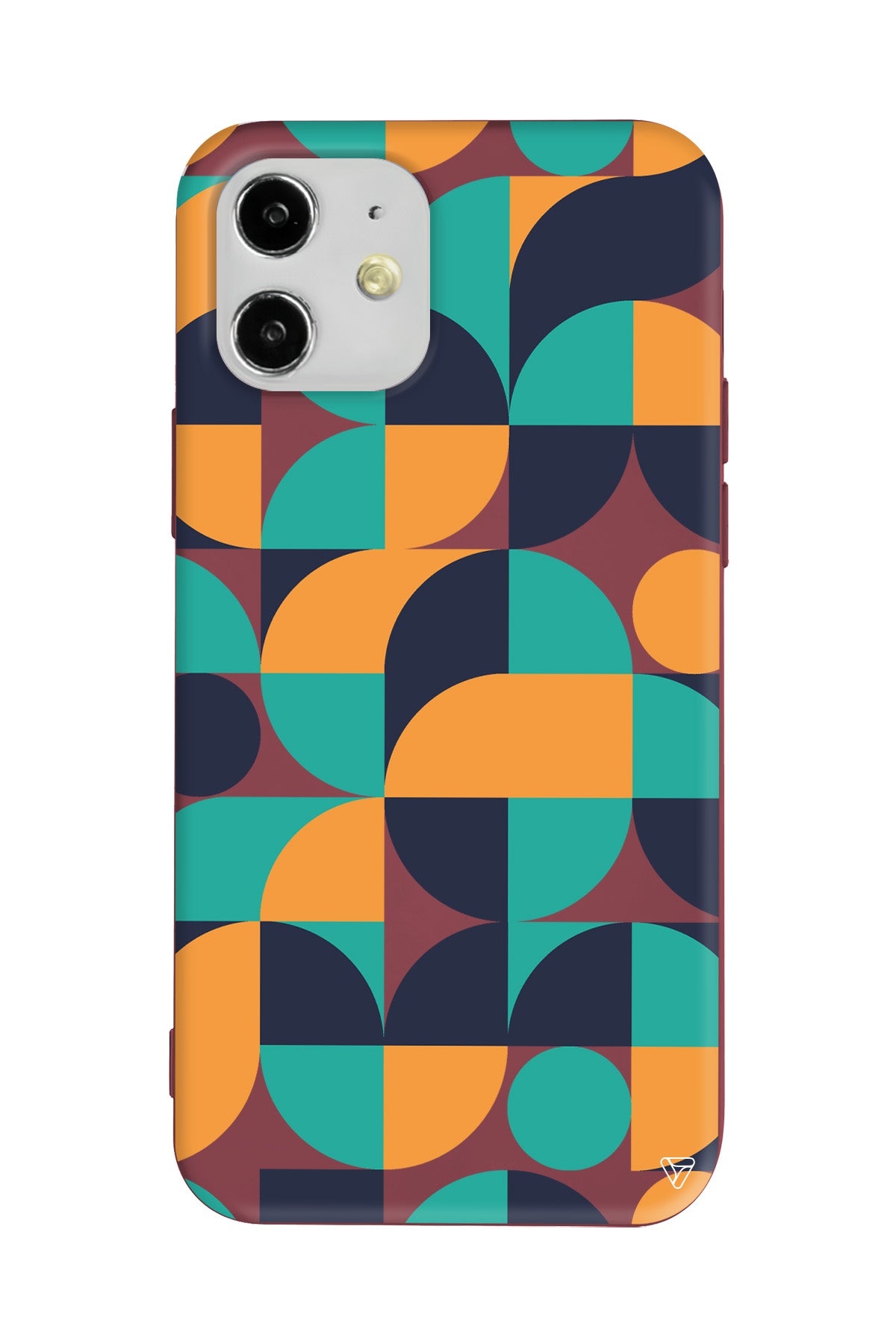 Abstract Desen 9 Lansman Model İçi Kadife Silikon Telefon Kılıfı