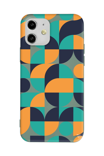 Abstract Desen 9 Lansman Model İçi Kadife Silikon Telefon Kılıfı