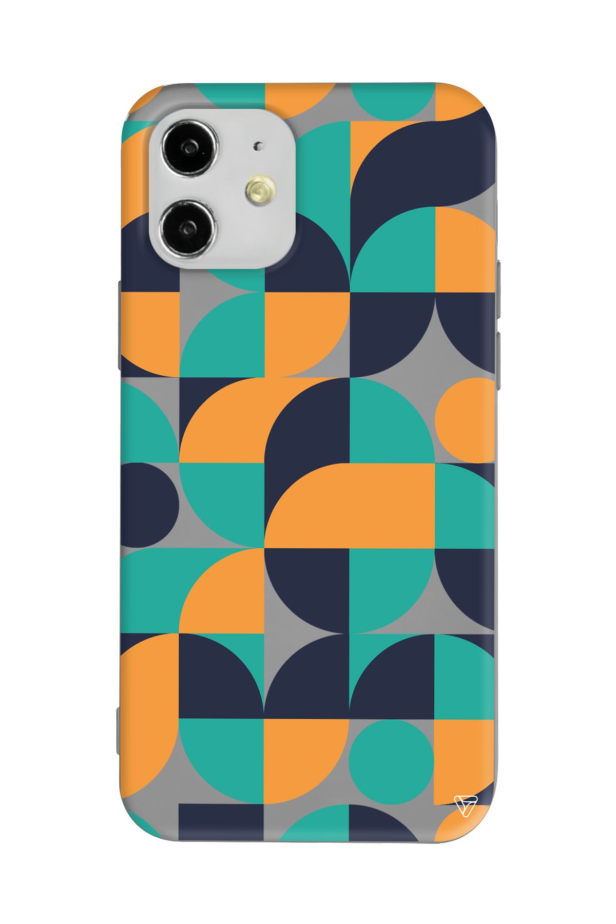 Abstract Desen 9 Lansman Model İçi Kadife Silikon Telefon Kılıfı