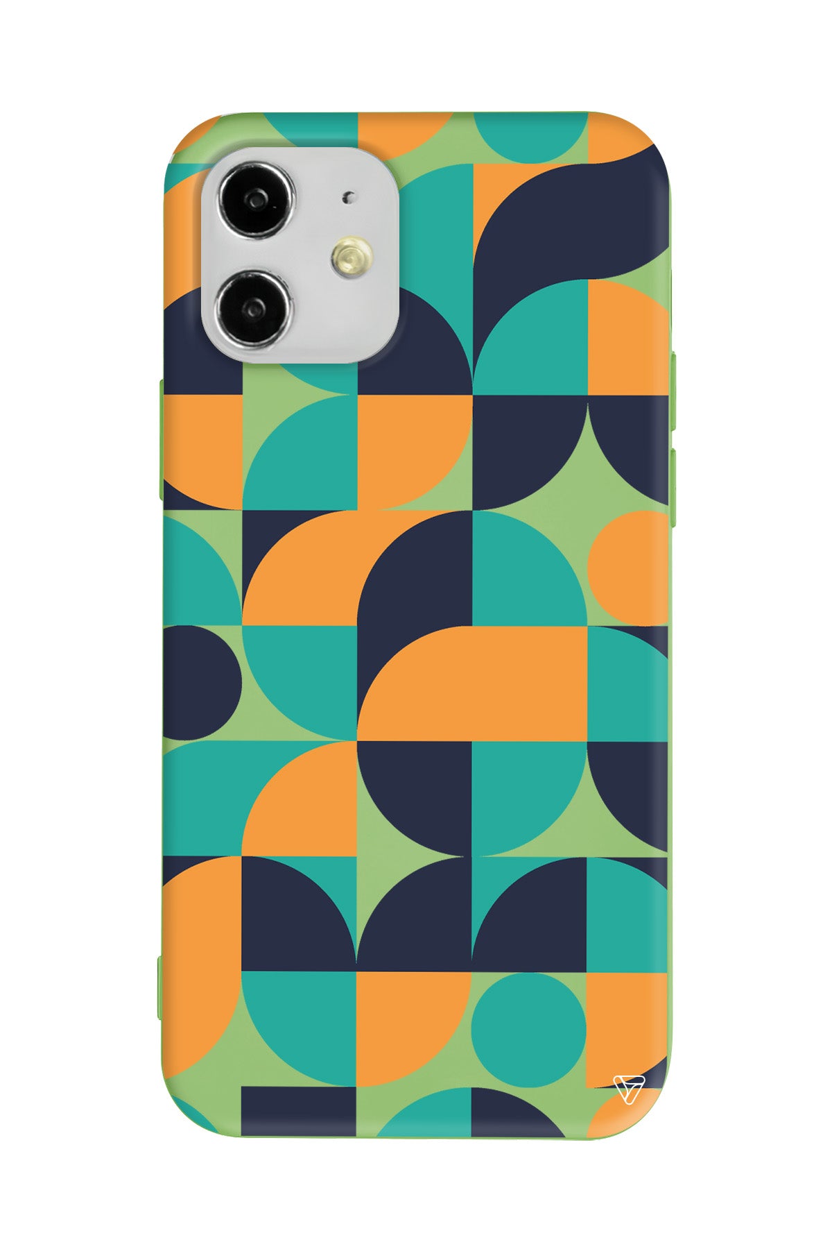 Abstract Desen 9 Lansman Model İçi Kadife Silikon Telefon Kılıfı