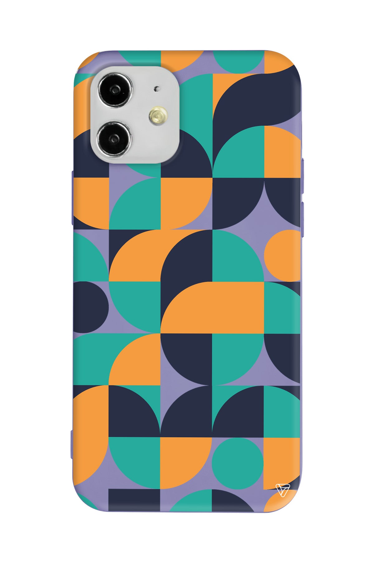 Abstract Desen 9 Lansman Model İçi Kadife Silikon Telefon Kılıfı