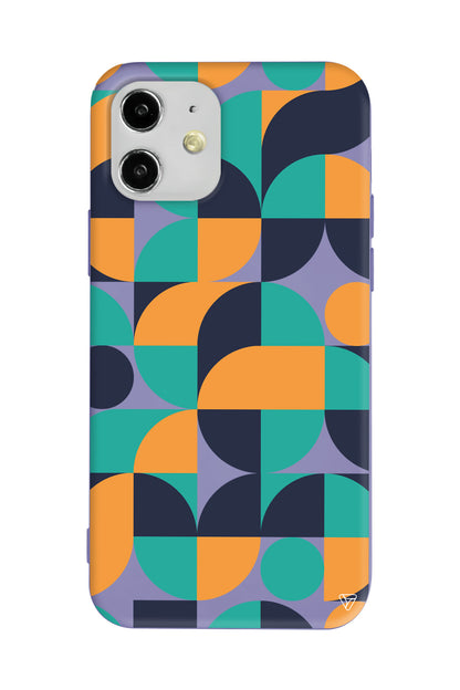 Abstract Desen 9 Lansman Model İçi Kadife Silikon Telefon Kılıfı