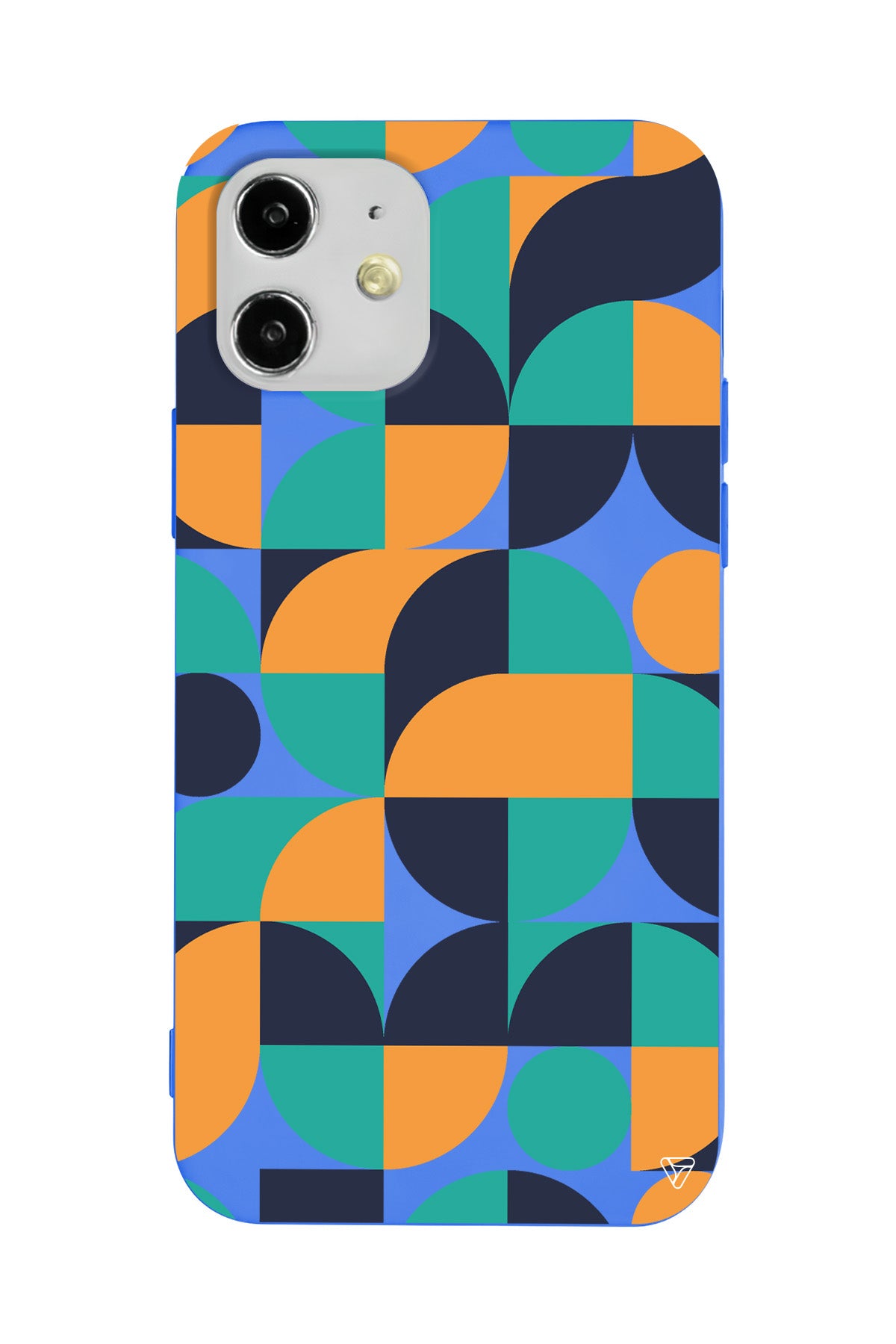 Abstract Desen 9 Lansman Model İçi Kadife Silikon Telefon Kılıfı