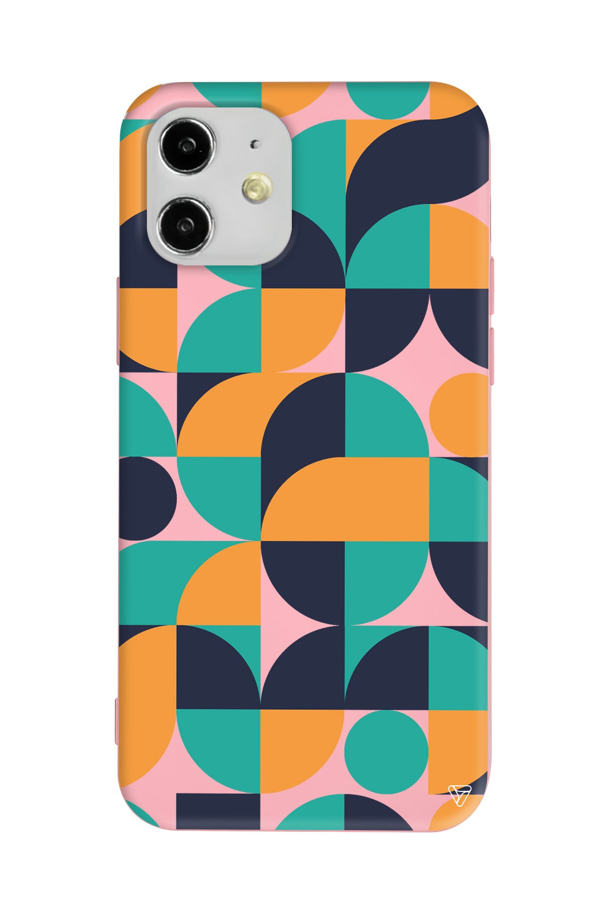 Abstract Desen 9 Lansman Model İçi Kadife Silikon Telefon Kılıfı