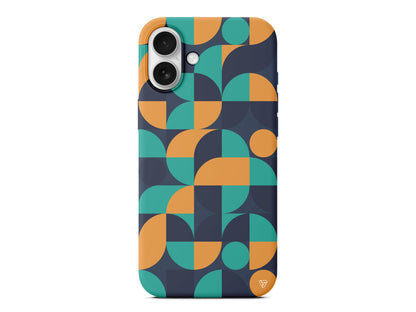 Abstract Desen 9 Lansman Model İçi Kadife Silikon Telefon Kılıfı – Plus Serisine Özel