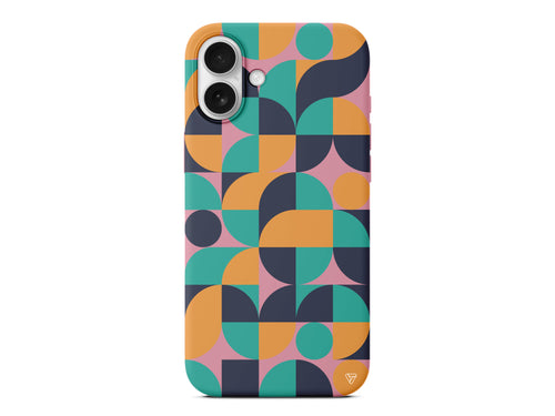 Abstract Desen 9 Lansman Model İçi Kadife Silikon Telefon Kılıfı – Plus Serisine Özel