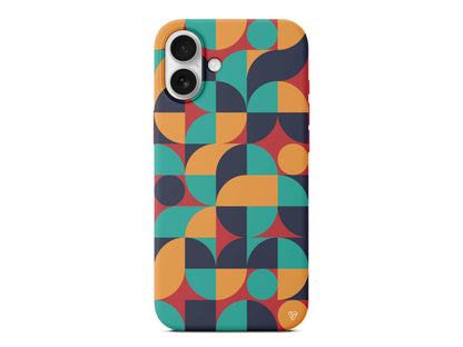 Abstract Desen 9 Lansman Model İçi Kadife Silikon Telefon Kılıfı – Plus Serisine Özel