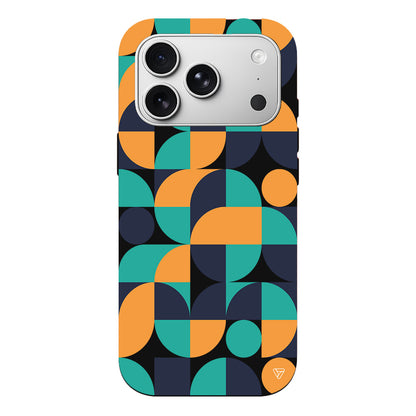 Abstract Desen 9 Lansman Model İçi Kadife Silikon Telefon Kılıfı