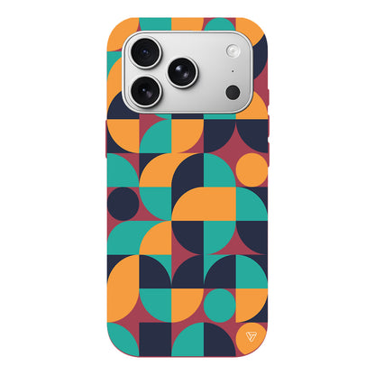 Abstract Desen 9 Lansman Model İçi Kadife Silikon Telefon Kılıfı