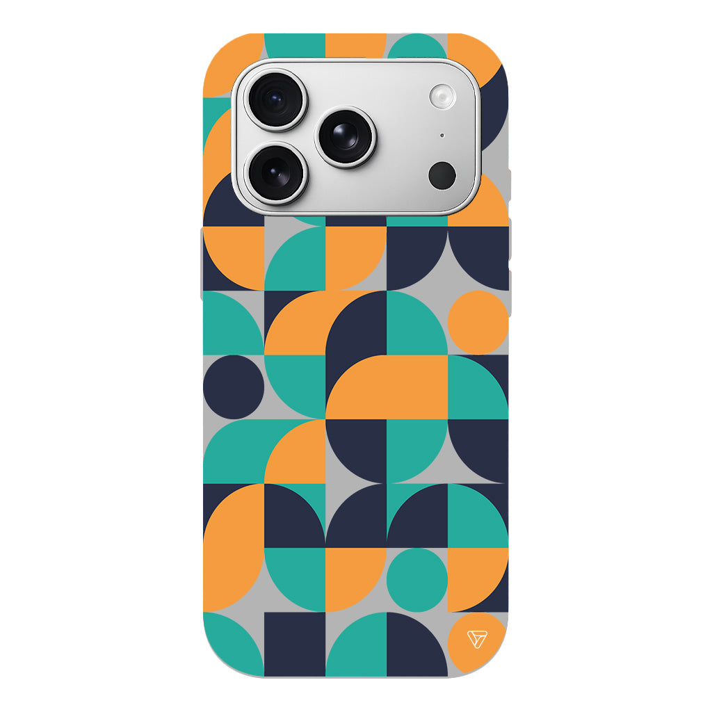 Abstract Desen 9 Lansman Model İçi Kadife Silikon Telefon Kılıfı