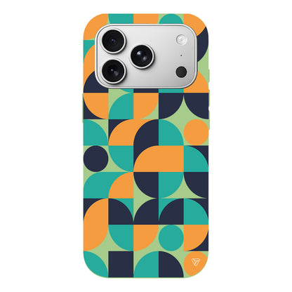 Abstract Desen 9 Lansman Model İçi Kadife Silikon Telefon Kılıfı