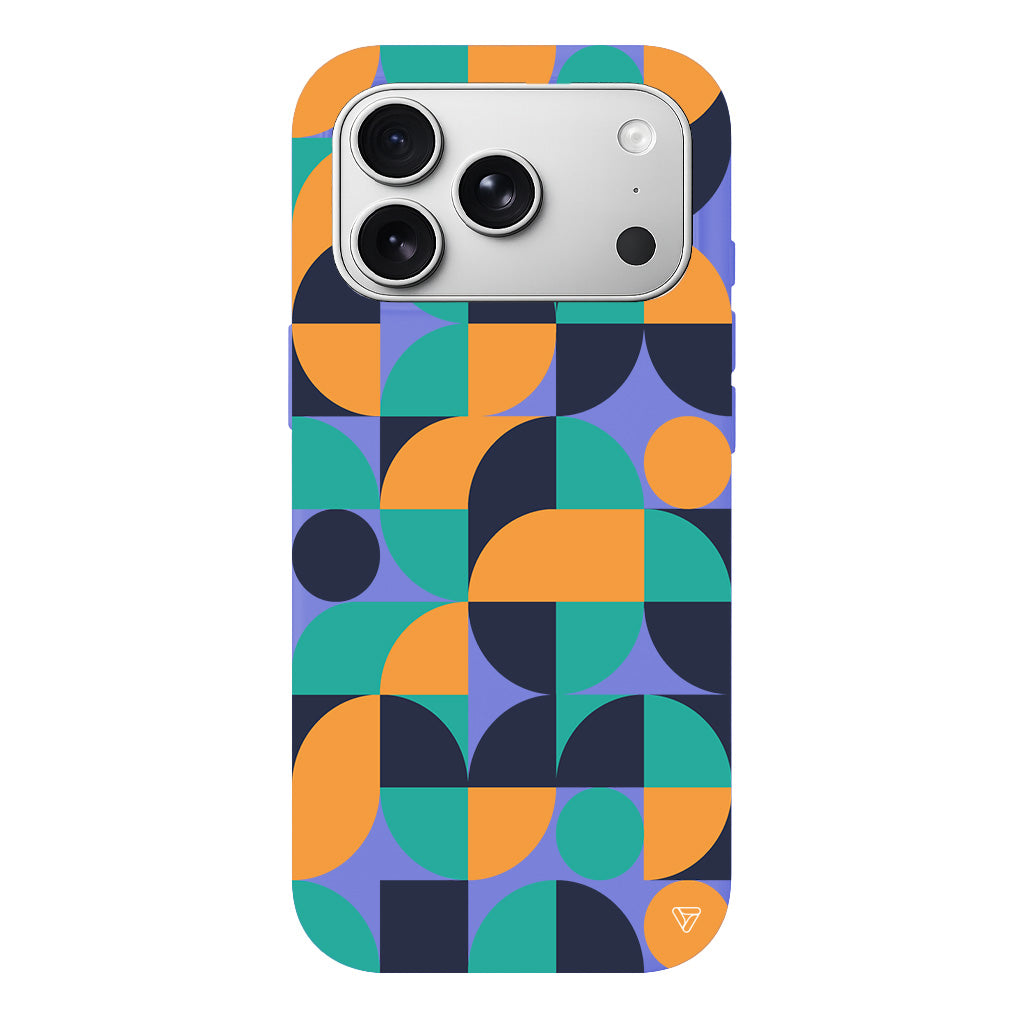 Abstract Desen 9 Lansman Model İçi Kadife Silikon Telefon Kılıfı