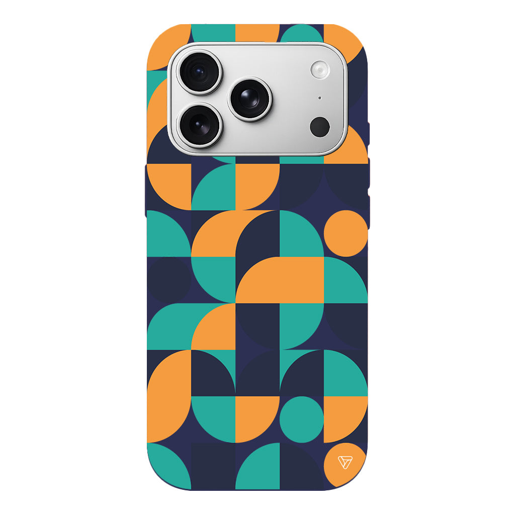 Abstract Desen 9 Lansman Model İçi Kadife Silikon Telefon Kılıfı