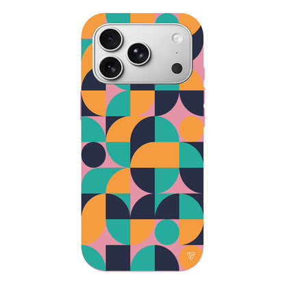 Abstract Desen 9 Lansman Model İçi Kadife Silikon Telefon Kılıfı