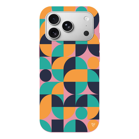 Abstract Desen 9 Lansman Model İçi Kadife Silikon Telefon Kılıfı