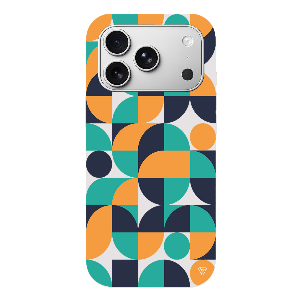 Abstract Desen 9 Lansman Model İçi Kadife Silikon Telefon Kılıfı