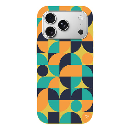 Abstract Desen 9 Lansman Model İçi Kadife Silikon Telefon Kılıfı