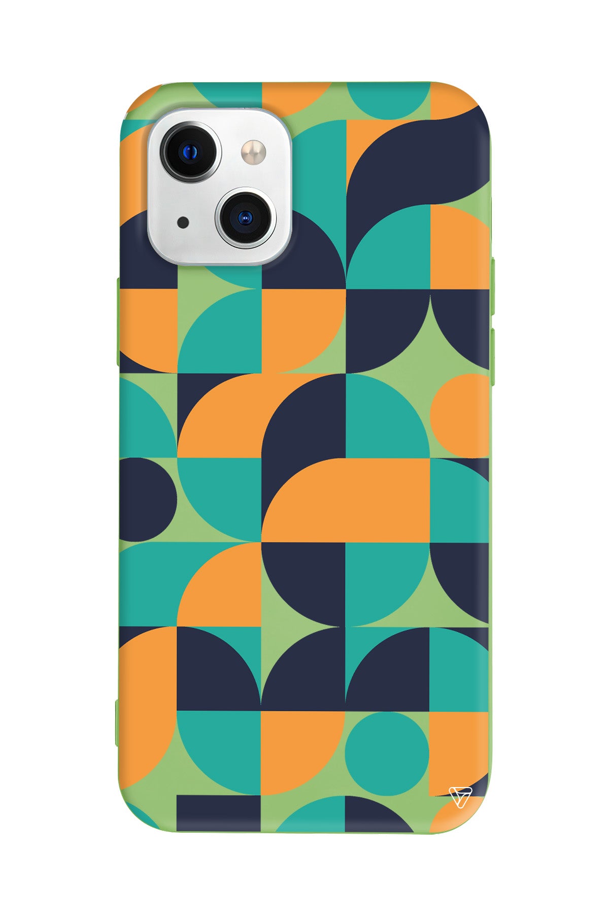 Abstract Desen 9 Lansman Model İçi Kadife Silikon Telefon Kılıfı