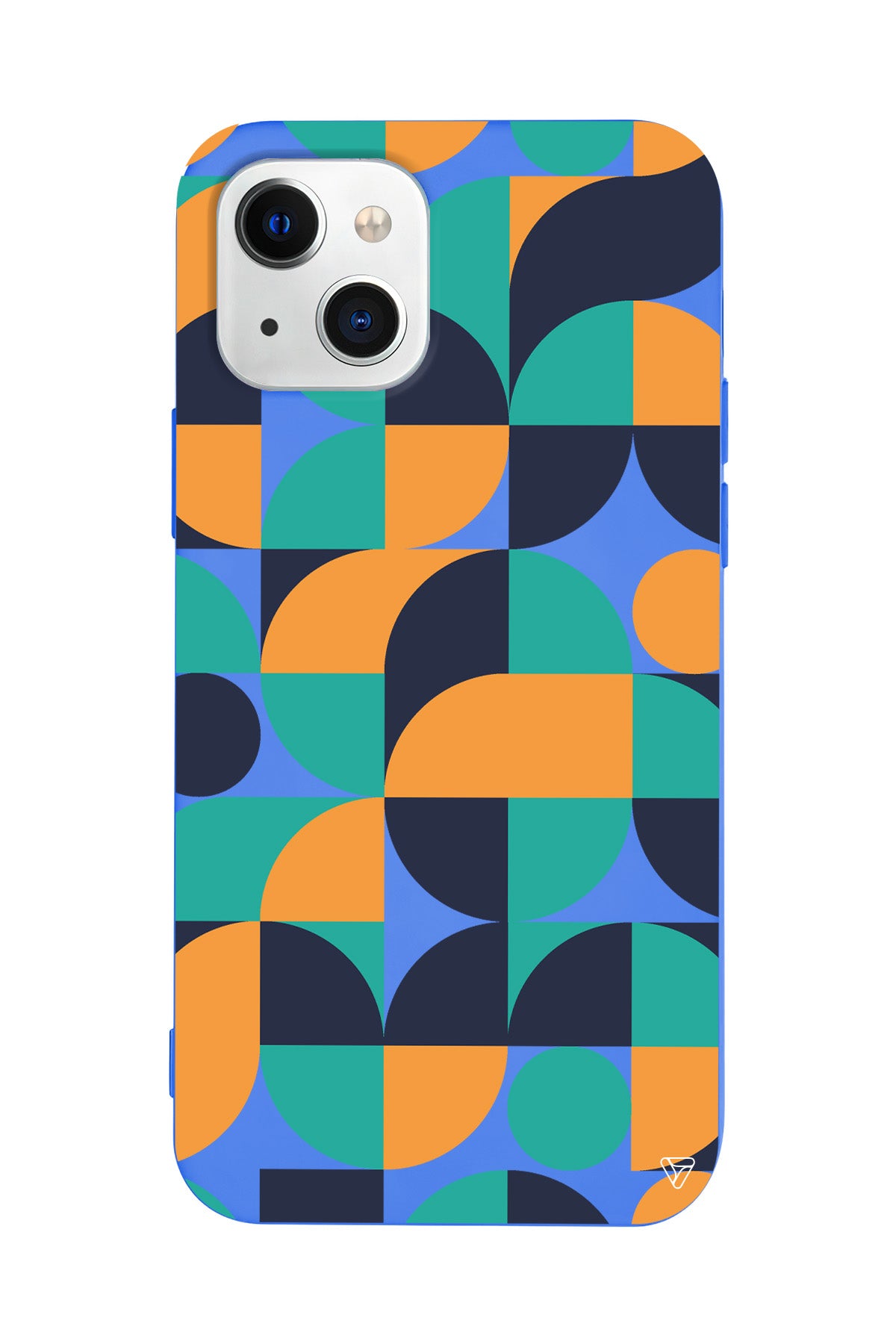 Abstract Desen 9 Lansman Model İçi Kadife Silikon Telefon Kılıfı