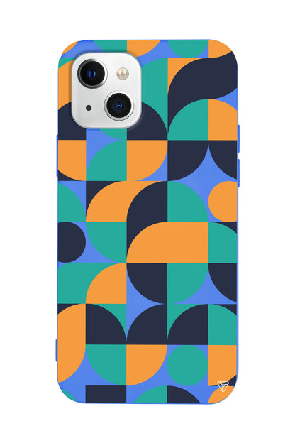 Abstract Desen 9 Lansman Model İçi Kadife Silikon Telefon Kılıfı